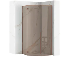rea Dušo kabina DIAMOND 90x90 COPPER BRUSH