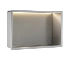 rea ĮMONTUOJAMA VONIOS LENTYNA LED 30x45 steel brush