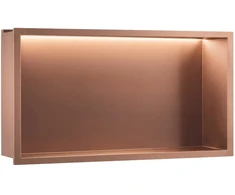 rea Įmontuojama Vonios Lentyna Led 30x60 Copper