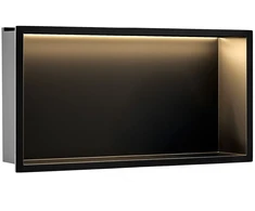 rea ĮMONTUOJAMA VONIOS LENTYNA LED 30x60 juodas