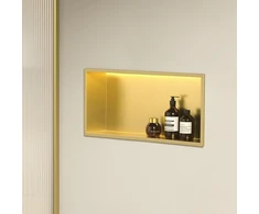 rea ĮMONTUOJAMA VONIOS LENTYNA LED 30x60 brush auksinis