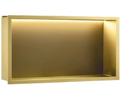 rea ĮMONTUOJAMA VONIOS LENTYNA LED 30x60 brush auksinis