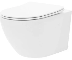 rea Klozetas WC Carlo Flat Mini Rimless + Bide Carlio Mini