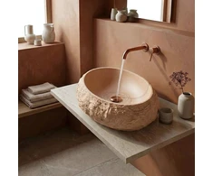 Rea Mika Light Terracotta stalviršio praustuvas