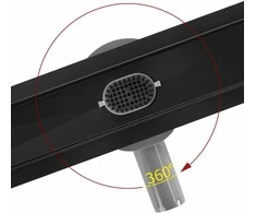 REA Neox pro Linear Drain Juodas 70