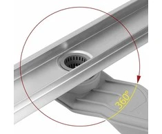 REA Neox Superflow Linear Drain, ŠLIUOTAS PLIENAS 80