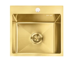 rea Plieninė kriauklė Leo 40 BRUSH GOLD