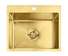 rea Plieninė kriauklė Leo 50 BRUSH GOLD