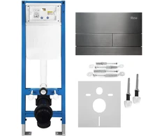 rea Potinkinis WC Rėmo Komplektas Slim 024N su T Titan Mygtuku