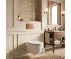 rea Potinkinis WC Rėmo Komplektas Slim 024N su T Copper Mygtuku