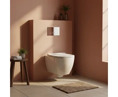 rea Potinkinis WC Rėmo Komplektas Slim 024N su HD Chrome Mygtuku