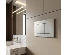 rea Potinkinis WC Rėmo Komplektas Slim 024N su J Satin Mygtuku