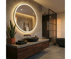 rea Veidrodis LED 50cm MMJ BRUSH Sidabrinis