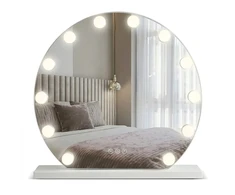 rea Veidrodis LED HOLLYWOOD Baltas 50 cm