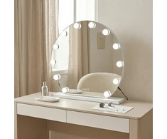 rea Veidrodis LED HOLLYWOOD Baltas 50 cm