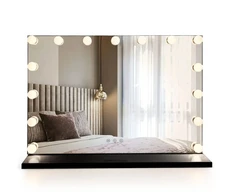 rea Veidrodis LED HOLLYWOOD Juodas 80x60