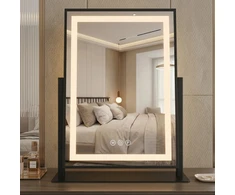 rea Veidrodis LED LUMI Juodas 30x40cm