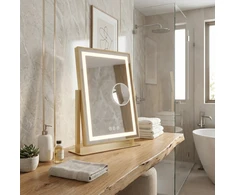 rea Veidrodis LED LUMI L.Gold 30x40cm