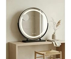 rea Veidrodis LED MAKE-UP Juodas 50 cm