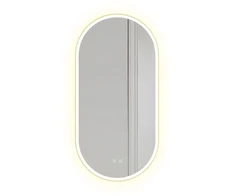 rea Veidrodis LED OVL 50x100cm Gold