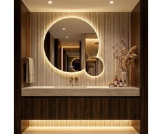 rea Veidrodis LED R-9045 90cm + 45cm