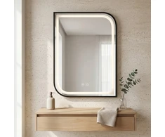 rea Veidrodis LED ZONE 80X60 Juodas
