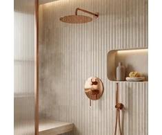 Rea Venti Copper juodas paslėptas dušo rinkinys + DĖŽUTĖ