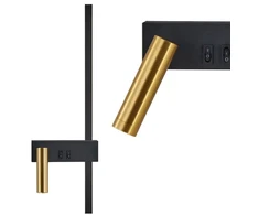 Sieninis šviestuvas Toolight LED SIENINĖ LAMPA APP1439-2-WLEFT Juodas GOLD