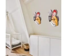 Sieninis šviestuvas Toolight LED SIENINĖ LAMPA PIRATE Geltonas 4717