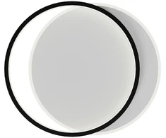 Sieninis šviestuvas Toolight LHJ076-C JUODA 40 CM LED lubinė lempa
