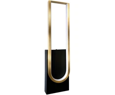 Sieninis šviestuvas Toolight Sieninė lempa LED APP1782-W Gold/Juodas