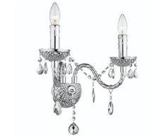 Sieninis šviestuvas Toolight Sieninė lempa EBT019-2W Chrome
