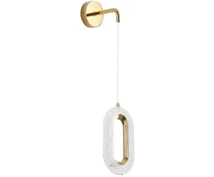 Sieninis šviestuvas Toolight SIENINIS LED ŠVIESTUVAS G172-W GOLD