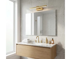 Sieninis šviestuvas Toolight Vonios sieninis LED šviestuvas APP1865-1W 80 cm BRUSH GOLD