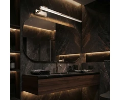 Sieninis šviestuvas Toolight Vonios sieninis LED šviestuvas SWE030-1W 80cm CHROME