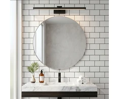 Sieninis šviestuvas Toolight Vonios sieninis LED šviestuvas APP1868-1W 80 cm Juodas