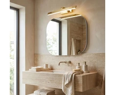 Sieninis šviestuvas Toolight Vonios sieninis LED šviestuvas SWE004-1W 43cm GOLD