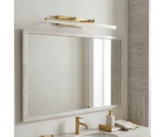 Sieninis šviestuvas Toolight Vonios sieninis LED šviestuvas APP1876-1W 60cm BRUSH GOLD