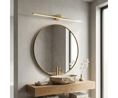 Sieninis šviestuvas Toolight Vonios sieninis LED šviestuvas SWE045-1W 80 cm GOLD