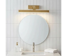 Sieninis šviestuvas Toolight Vonios sieninis LED šviestuvas SWE007-1W 43cm BRUSH GOLD