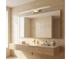 Sieninis šviestuvas Toolight Vonios sieninis LED šviestuvas APP1874-1W 80cm GOLD