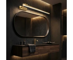 Sieninis šviestuvas Toolight Vonios sieninis LED šviestuvas SWE033-1W 80cm BRUSH GOLD