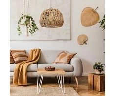 Toolight Boho pakabinamas šviestuvas APP1291-1CP rusvai gelsvas