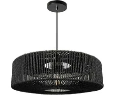 Toolight Boho pakabinamas šviestuvas APP1484-1CP Juodas