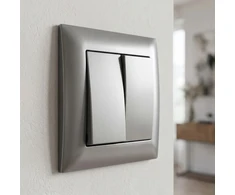 Toolight Dvigubas Jungiklis Oste Jnh007-w Pilkas