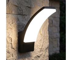 Toolight Fasado Led Sieninis Šviestuvas Jnh032-g Juodas