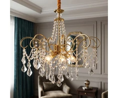 Toolight Krištolinis pakabinamas šviestuvas SWE081-CP 60cm GOLD