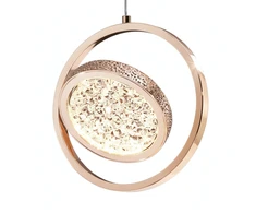 Toolight Krištolinis Pakabinamas Šviestuvas LHJ106-1CP LIGHT ROSE GOLD