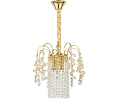 Toolight Krištolinis pakabinamas šviestuvas SWE090-CP 30cm GOLD