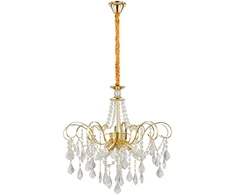 Toolight Krištolinis pakabinamas šviestuvas SWE081-CP 60cm GOLD